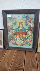 Prodám starožitné náboženské obrazy- cena za kus 399Kč - 14