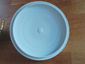 STAROŽITNÁ PORCELÁNOVÁ TERINA A TALÍŘ LIMOGES FRANCIE - 14