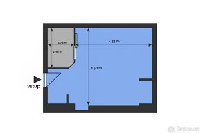 Prodej bytu 1kk 28m2 zahrada 1642m2 Praha Východ - Strančice - 14