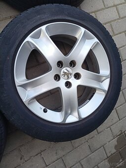 Alu kola 5x108R17 (Peugeot 407) + pneu Michelin 5mm - 14