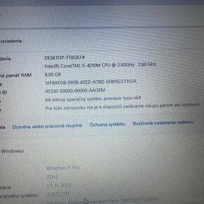 Notebook 14" HP.Intel i5-4210M 2x2,60GHz.8gb ram.240gb SSD. - 14