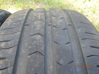 4xLetní gumy CONTINENTAL 195/65 R15  vzorek 4x 7,1MM - 14