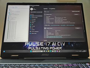 17" 240HZ_MSI PULSE 17 AI C1V_U7-155H_16GB_RTX 4060 8GB - 14