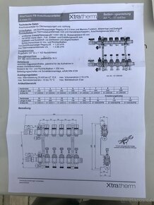 Rozdelovac pro podlahove topeni - 6 okruhu - 14