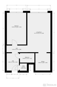 Pronájem bytu 2+kk, Machuldova, Kamýk, 20900 Kč/měs, 43 m2 - 15