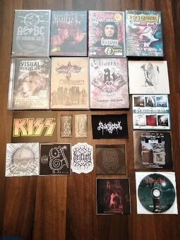 Metal,Rock,CD,DVD,EP,násivky,retiazky,odznaky,plagáty,trická - 15