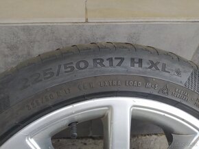 4xAlu kola 17 5x112 5x100 na Audi  A6 zimní pneu  225/45 R17 - 15