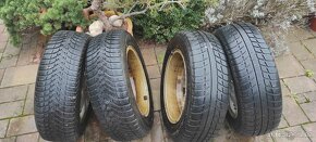 Kola 15, 4x hliník PEUGEOT,CITROEN ,zimní pneu 195/65R15 - 15