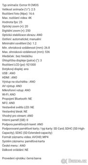 Videokamera Sony FDR-AX43 A, černá Záruka 4. roky - 15