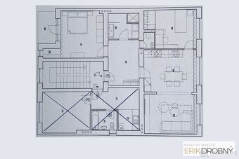 Pronájem bytu 3+kk, 86 m2, Pardubice – Bulharská. - 15