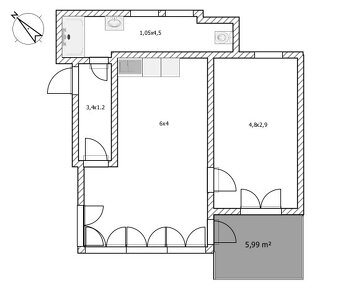 Prodej chaty 45 m², pozemek 538 m², Mladecko - 15