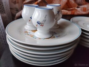 Porcelánová souprava s cukřenkou Husa Vier Jahreszeiten - 15