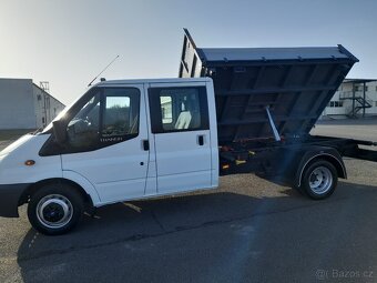 Ford Transit double kabina + 3 stranný sklápěč 2.4 TDCI - 15