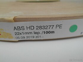 ABS hrana Hranipex 24  1 mm 25 m s Alu Fólií Zlatá Broušen - 15