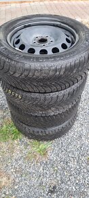 Plechové disky Škoda Oct 4 5x112 6,5x16 ET46 205/60r16 zimní - 15