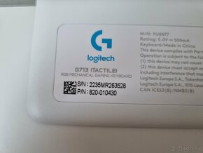 Mechanická klávesnice Logitech G713 GL Tactile - 15