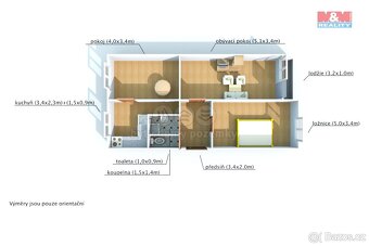 Prodej bytu 3+1, 70 m², Habartov, ul. Švermova - 15