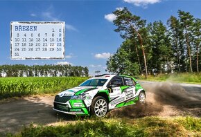 Set kalendářů  TO JE RALLY 2025 a HISTORIC RALLY 2025 - 15