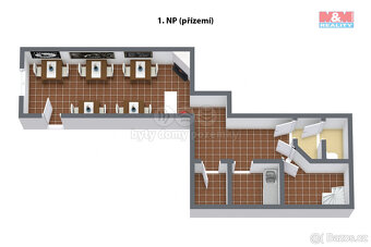 Prodej nebyt. prost. a bytu, 58 m², K. Vary, ul. Moskevská - 15