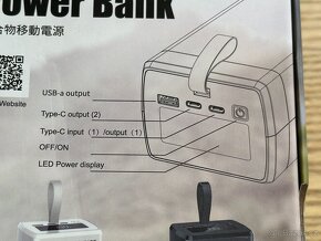 NOVÁ powerbanka Awei 50000mAh 65W i pro notebook USB+2xUSB-C - 15