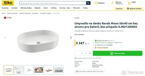 Umyvadlo se skříňkou Ravak - 15