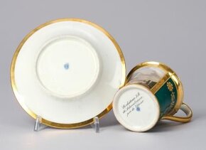 Alt Wien, Meissen Marcolini, Biedermaier poháre - 15