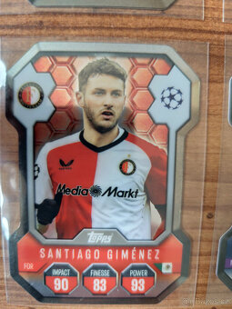 Fotbalové kartičky Match Attax 2024/25 - Chrome Shield - 15