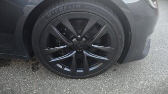 Tesla S, LR, 26 tis. km, tov. záruka, krémová kůže, yoke - 15