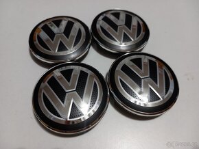 Středové krytky VW 65x56mm strukturované logo - 15