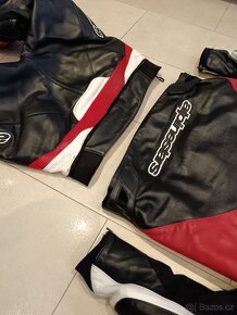 Alpinestars RC-1-Pánská kožená moto kombinéza, dvoudílná - 15