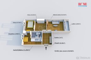 Prodej bytu 2+1, 64 m², Plzeň, ul. Vejprnická - 15