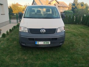 VW T5 valník ,1,9tdi 63kw,rv 2008,nová stk,tažný 2200kg - 15