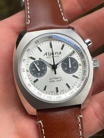 Hodinky Alpina / chronograph / letecke / chrono - 15