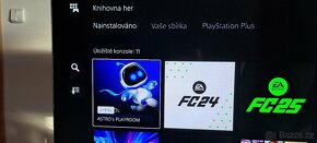 Playstation 5 standardní verze + 2 ovladače + 4 hry + nabíje - 15