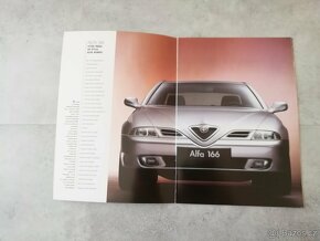 Alfa Romeo 166 - CZ katalog, tech. údaje. výbava, ceník - 15