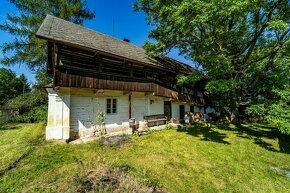 Skalsko, prodej roubenky o zast. pl.  135 m2 na pozemcích 3. - 15