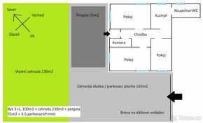 Pronájem 3+1, 100m2+zahrada (Františkov, ul. Hanychovská) - 15