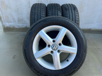 195/65R15 letní pneu alu kola VW GOLF VII 6x15 5x112 ET43 - 16