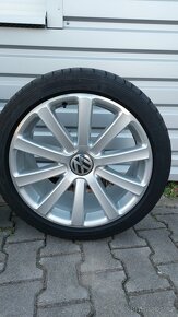 Alu kola vw Tiguan R line 5x112 r19 letní pneu - 16