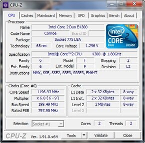 Procesory Core 2 Duo, Dual - Core, ... pro LGA 775 - 16