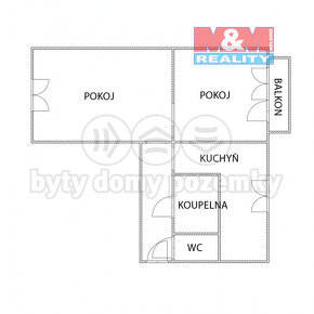 Prodej bytu 2+1, 53 m², Police nad Metují, ul. Ostašská - 16