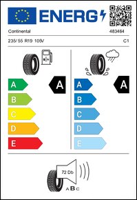 Letní kola Volvo XC60 235/55 R19 Continental ET50,5 - 16