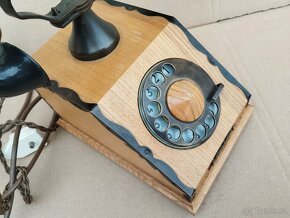 Starý telefon TESLA typ CS20, rok 1980 ma i šnůry - 16