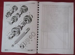 Katalog ND Liaz 151. 270 - 151.280 a převod. Praga 10P80.36 - 16