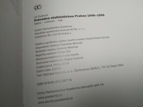 PRŮVODCE STALINISTICKOU PRAHOU 1948-1956 (2018) NOVÁ - 16