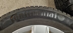 Alu kola VW 5x112 6,5x16 ET42 215/60r16 Continental zimní - 16