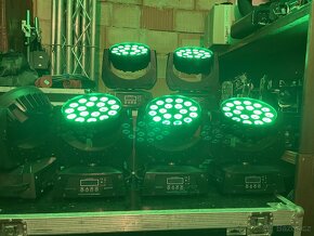 6x 18x10W LED WASH + Case + Omega háky - 16