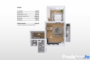 Prodej bytu 2+kk, 64 m2 - Za Plovárnou, Znojmo, ev.č. 01181 - 16