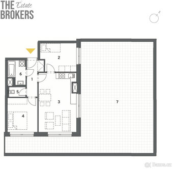 Prodej luxusního bytu 3+kk, 55.16 m2, Praha - 16