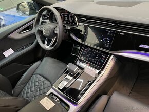 Audi Q8 50TDi,210kW,Quattro,SlineLaserTažnéVzduchWebastoNOVÁ - 16